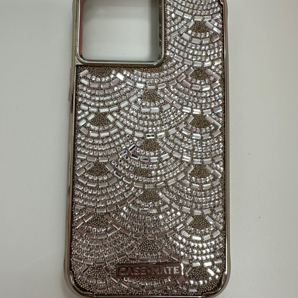 Case-Mate Silver and gold IPhone Case
